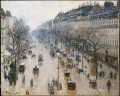 boulevard montmartre hiver matin 1897 Camille Pissarro